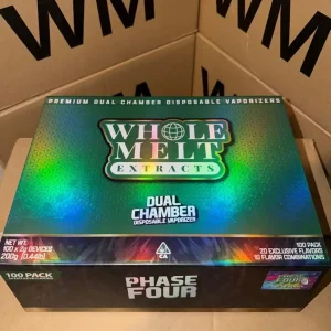 Latest Whole Melt Phase 4 Dual Chamber 2G Disposable